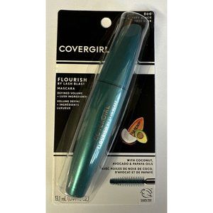 Covergirl Flourish by Lash Blast Mascara #800 Very Black, 0.44 fl oz New